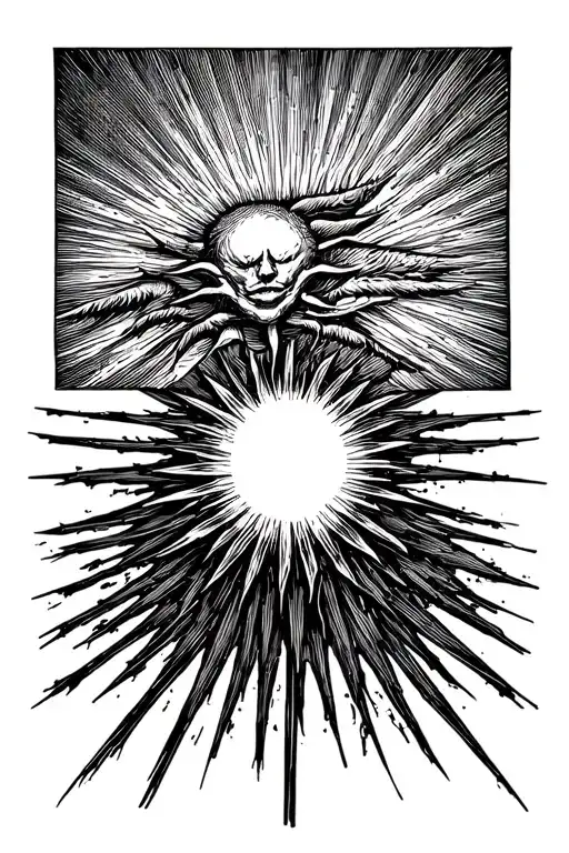 The Flag Of The Rising Sun With 16 Rays Coming Out Of It