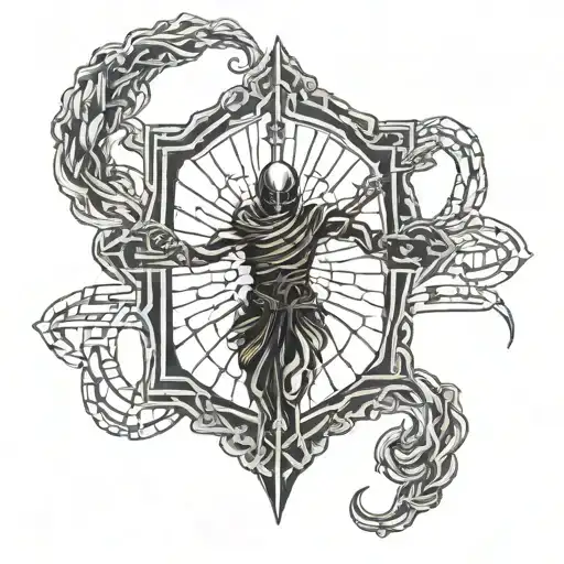 Dark Soul Trapped In Prison