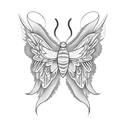 Moth With Mandala Wings