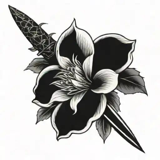 Dagger But The Blade Is A Flower