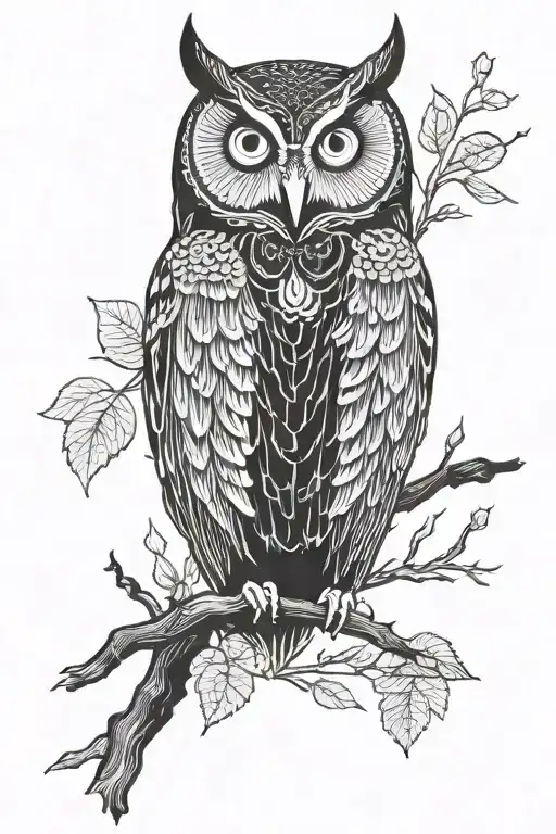 1946 With A Black Owl