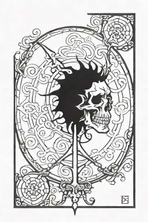 Demonic Sigil With Scroll