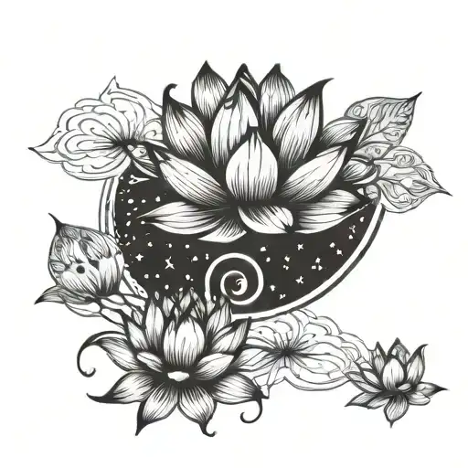 Serenity Moon Stars Lotus