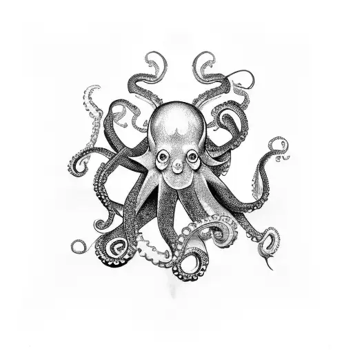 Octopus Dark Cyberpunk