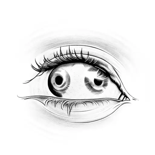 Eyes Psychedelic Cyberpunk