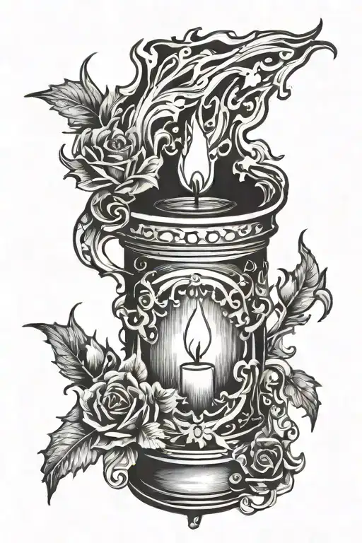 Candle Burning Broken