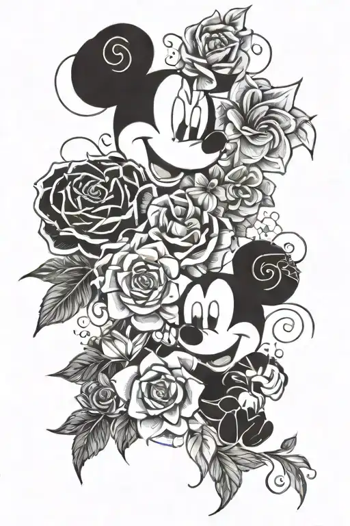 Disney And Flowers Forming