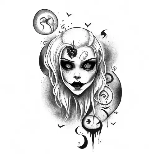 Female Vampire Tim Burton