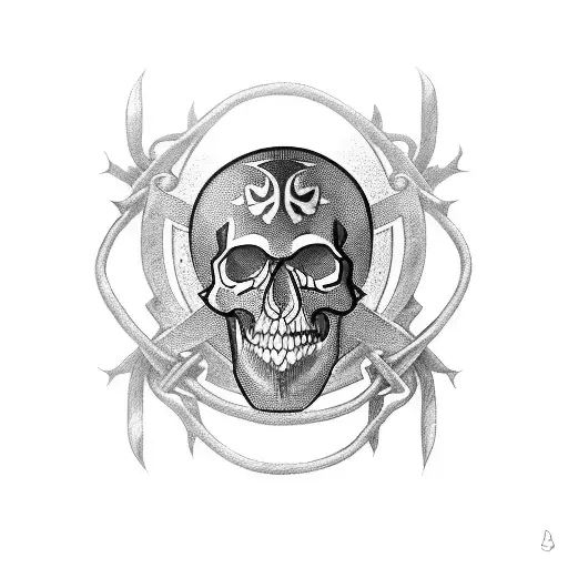 Armour Sleeve With Skull