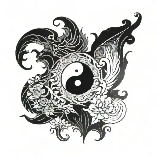 The Yin Yang In The Form Of A Semicolon