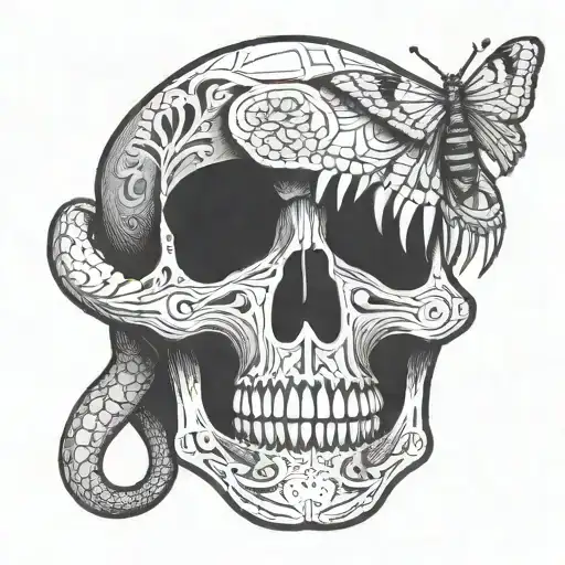 Death Rather Skull Moth