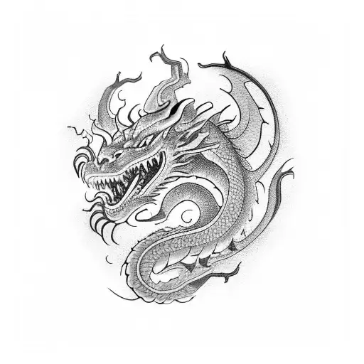 Armband Tattoo With The Dancing Dragon Form From Avatar