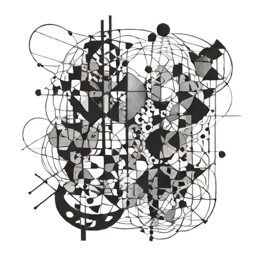 Abstract Interpretation Of Mobile Sculptures By Alex Calder