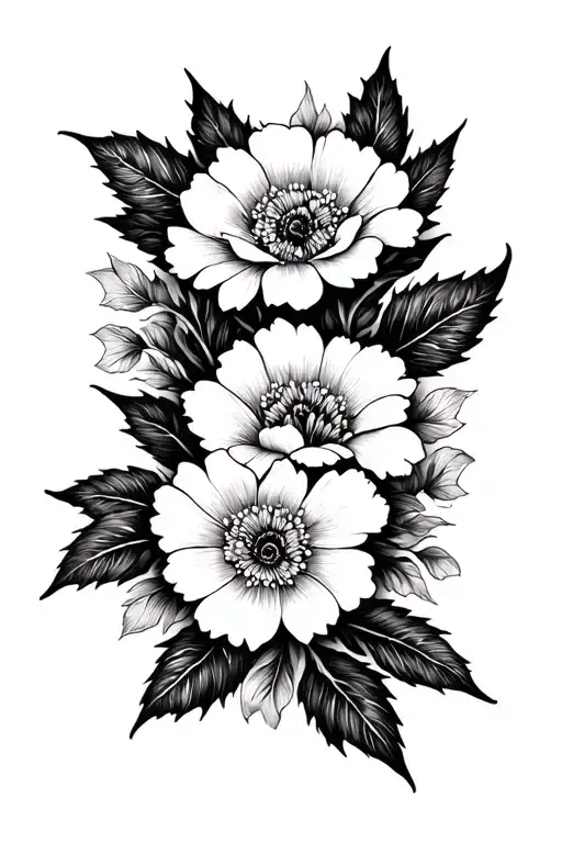 Floral Negative Space