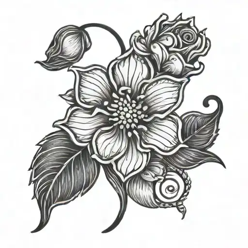 A Delicate Floral Design Incorporating The Names Anshul And Sweta In A Subtle Way