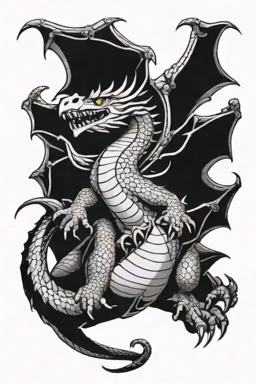 Kirby Riding A Dragon Flying