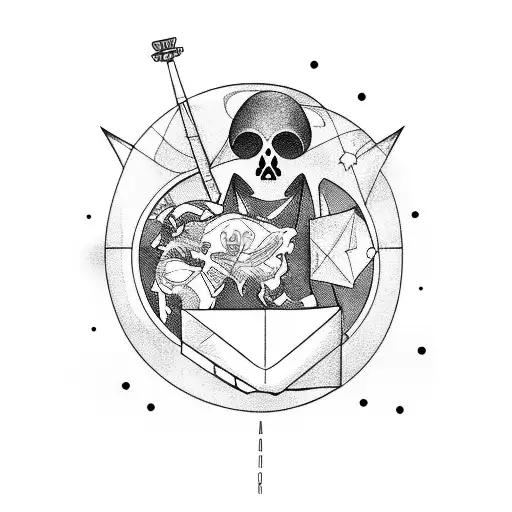 Traveler Phantom With A Back Pack To Travel The Wrold