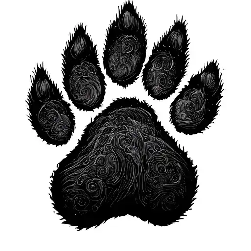 Dog Paw Print