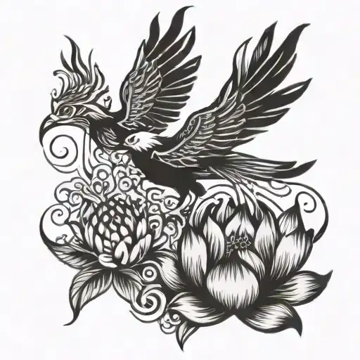 Phoenix And Lotus