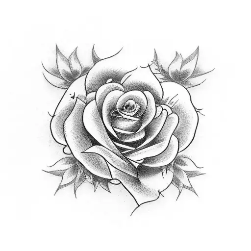 Gambling Cards And Roses