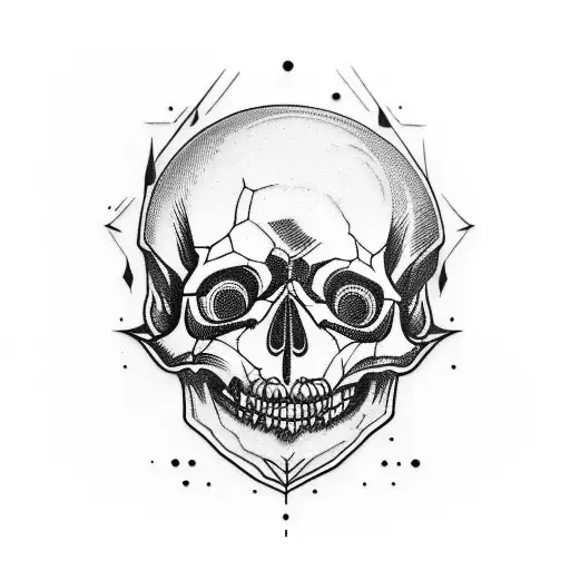 Moon Head Skull