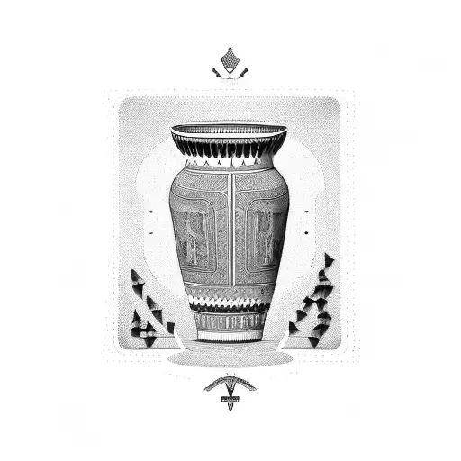 Big Roman Vase For The Back