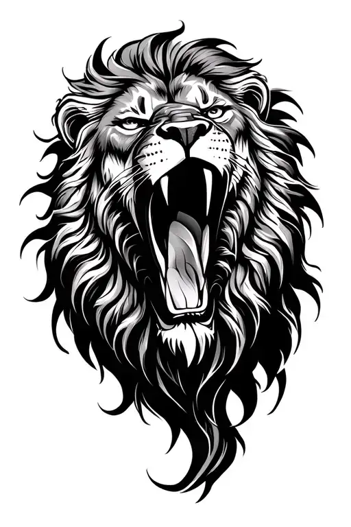 Lion Roaring
