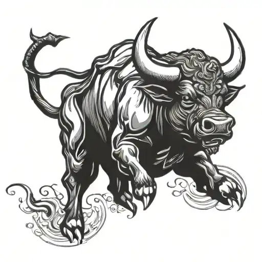 Evil Angry Bull