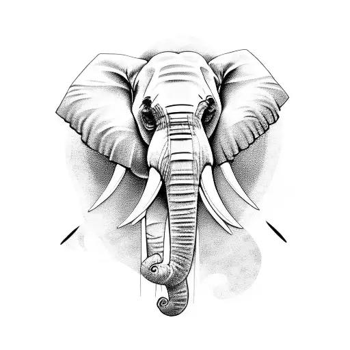 Elephant And Guitar Tattoo