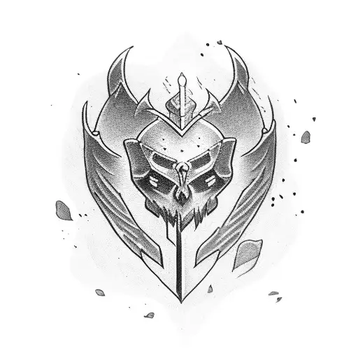 Epic Sword Piercing Through A Small Heart