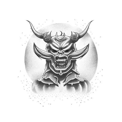 Demon Eating An Ice Cream