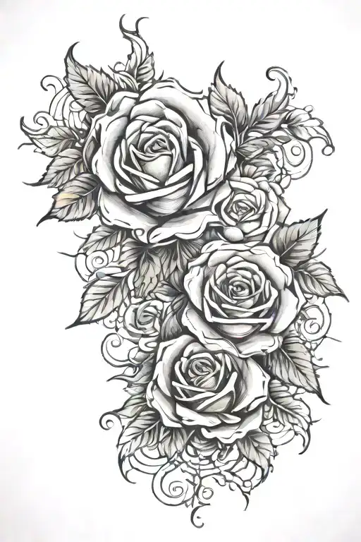 Western Tooling And Roses