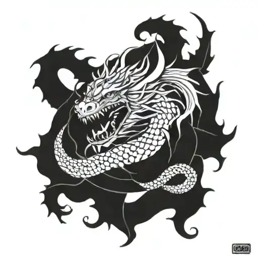 Dragon And Medusa