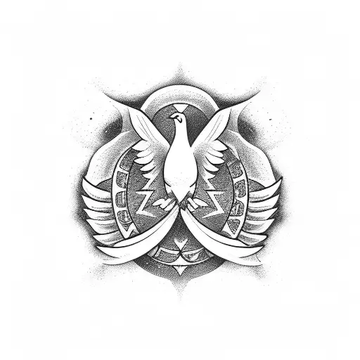 Neck Tattoo With Lilly Kids Names Dove