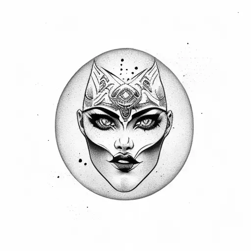 Warrior Woman Standing For Just Of The Oppressed