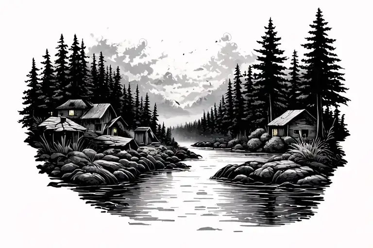 Outdoor Scene Featuring A River