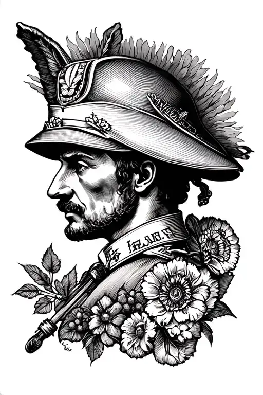 Tattoo Mixing German History And American History