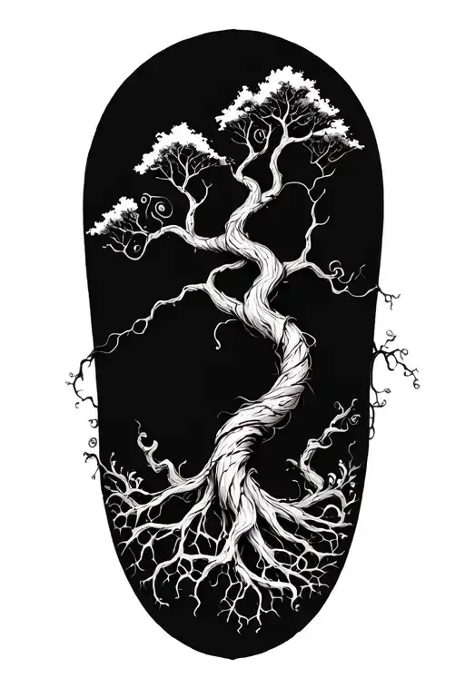 Twisted Tree With Sprawling