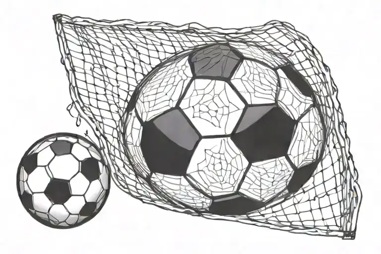 Soccer Ball With Goal