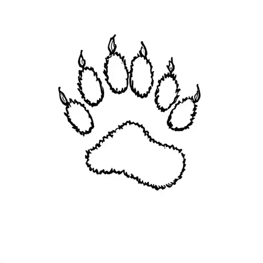 Dog Paw Print