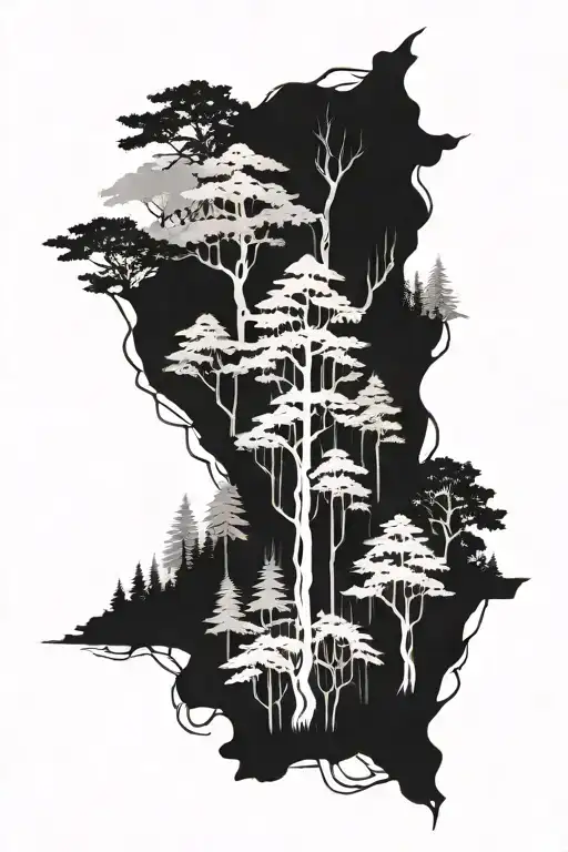 Forest That Symbolizing Ego And Silver Tongue