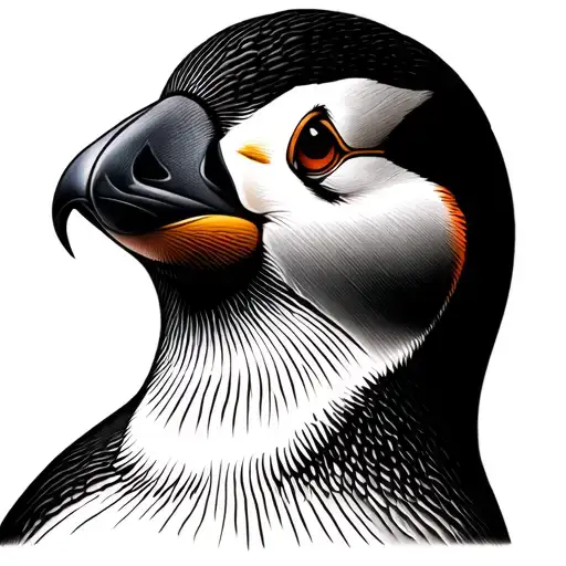 Penguin Head Speaking