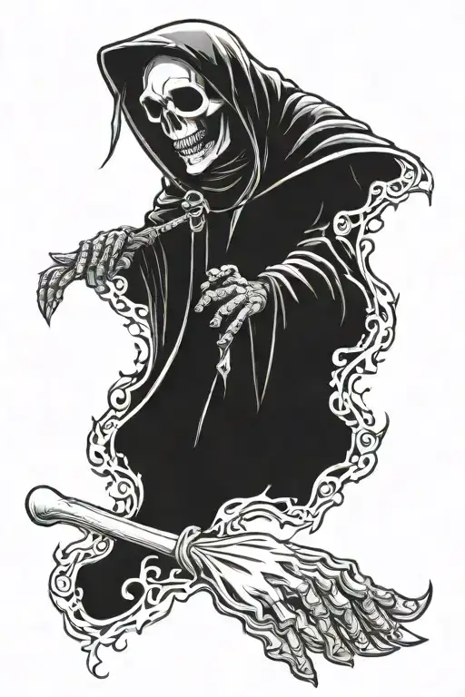 Grim Reaper Hand Turns Into My Hand