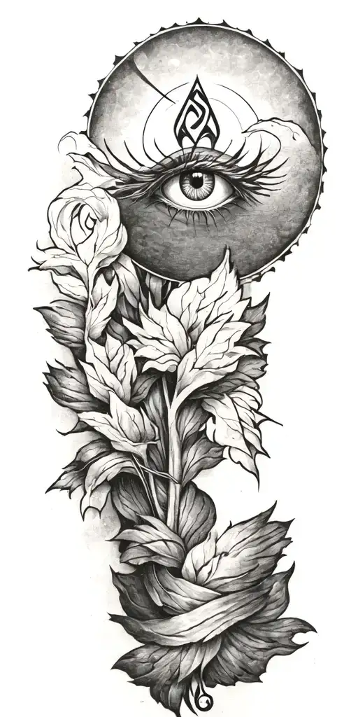 Eye Of Odin Rune Circle