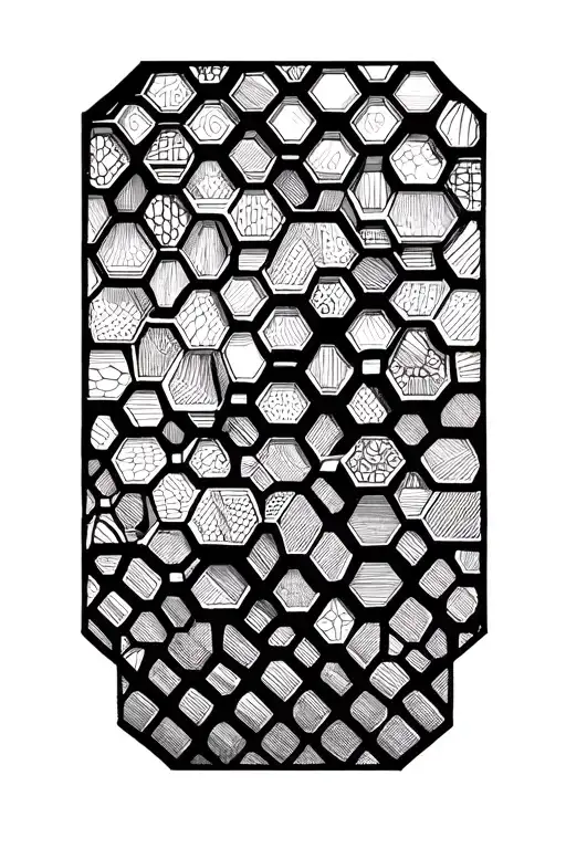 Hexagonal Honeycomb Cells With Each