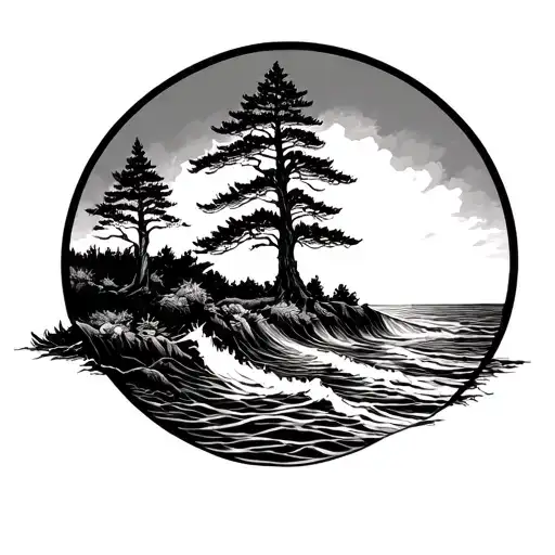 Pine Tree Of The Moors Surf Style