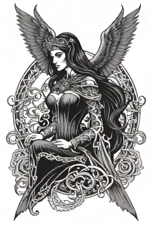 The Morrigan Irish Goddes