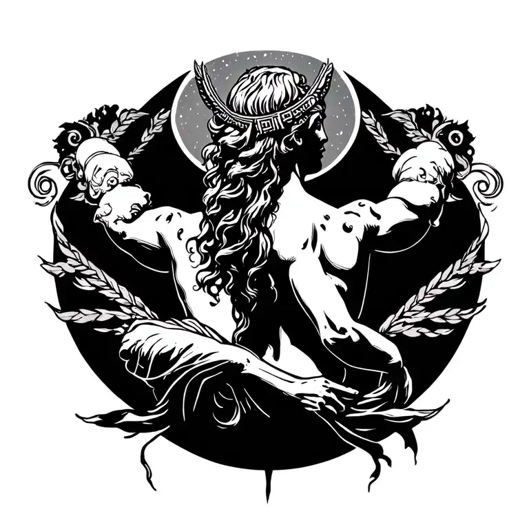 Greek Mythology Upper Back