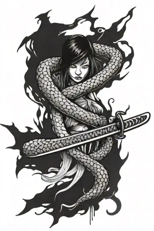 Katana Kill A Snake And The Meaning Betryal