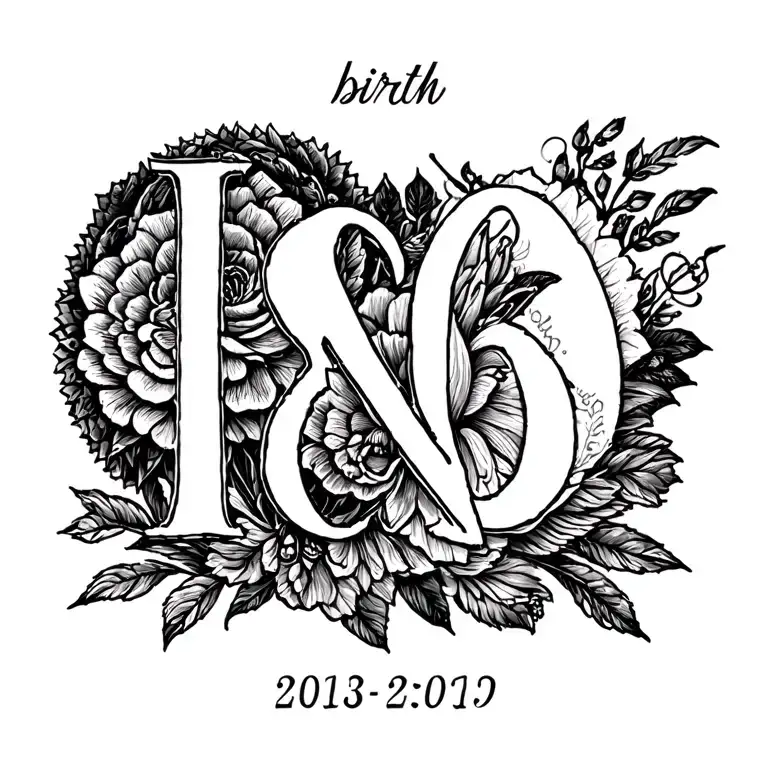 Initials With Birth Date